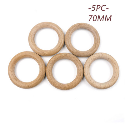 TYRY.HU Buko mediniai karoliukai Mediniai apvalūs karoliukai 14-18 mm Ekologiški mediniai karoliukai papuošalams Gaminti „pasidaryk pats“ čiulptukų grandinėles