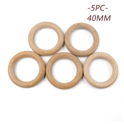 TYRY.HU Buko mediniai karoliukai Mediniai apvalūs karoliukai 14-18 mm Ekologiški mediniai karoliukai papuošalams Gaminti „pasidaryk pats“ čiulptukų grandinėles