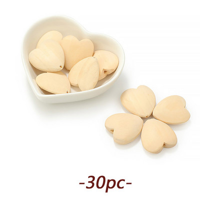 TYRY.HU Buko mediniai karoliukai Mediniai apvalūs karoliukai 14-18 mm Ekologiški mediniai karoliukai papuošalams Gaminti „pasidaryk pats“ čiulptukų grandinėles