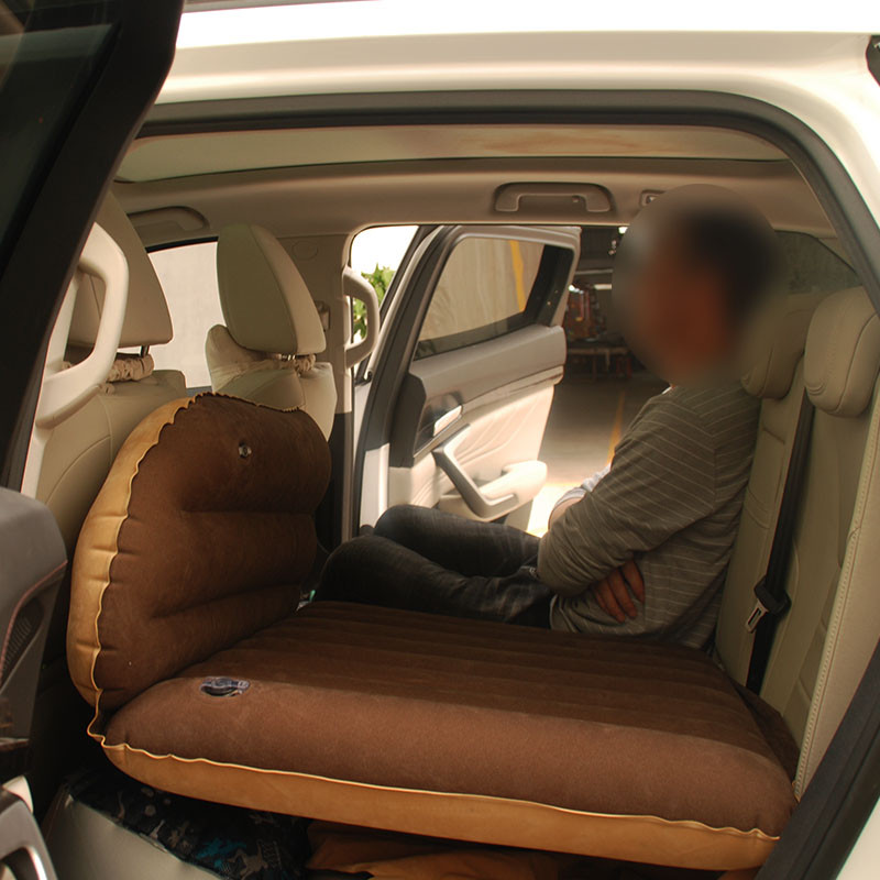 SUV prtljažnik Automobilski madrac na napuhavanje Flocking Prijenosni podstavljeni jastuk na napuhavanje Seksi automobil Putni krevet Automobilski madrac za ljubitelje djece