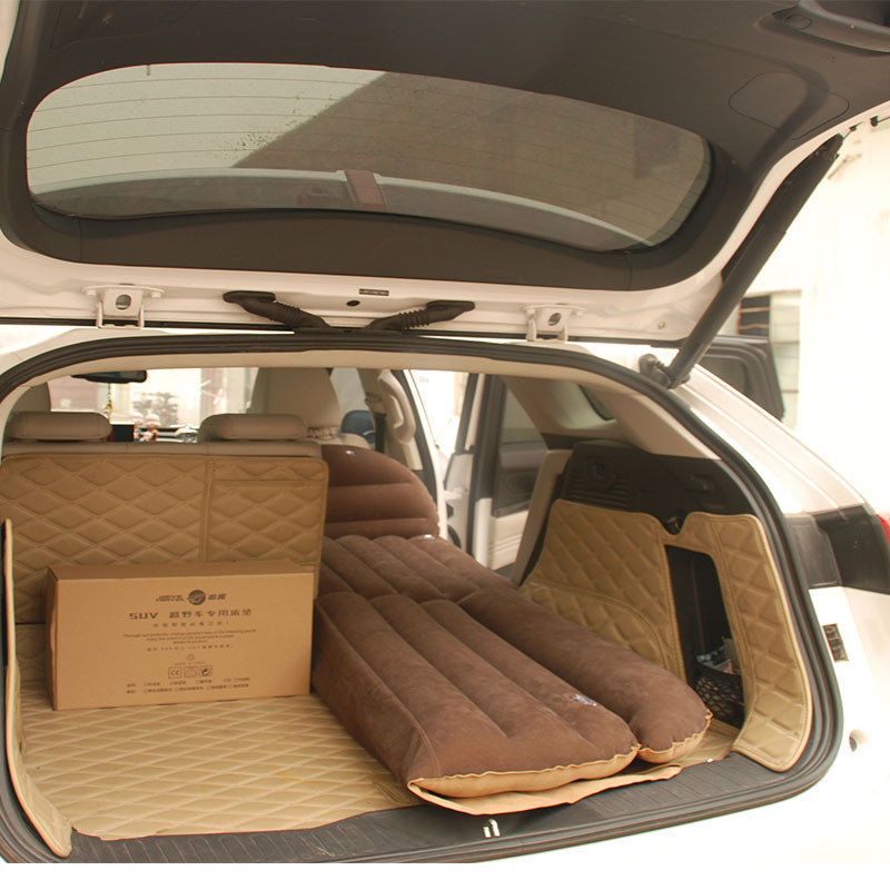 SUV prtljažnik Automobilski madrac na napuhavanje Flocking Prijenosni podstavljeni jastuk na napuhavanje Seksi automobil Putni krevet Automobilski madrac za ljubitelje djece
