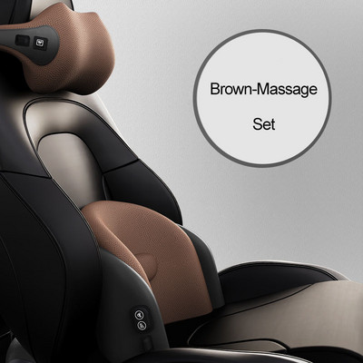 DOKIA automobilių masažo kaklo juosmens pagalvė Juosmens atramos pagalvė biuro sėdynės modeliavimas žmogaus kelionės namuose pagalvės pagalvė