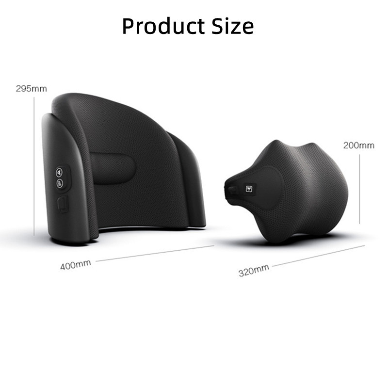 DOKIA automobilių masažo kaklo juosmens pagalvė Juosmens atramos pagalvė biuro sėdynės modeliavimas žmogaus kelionės namuose pagalvės pagalvė