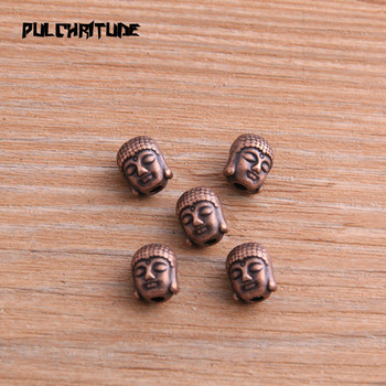 20 τμχ 7*7*9mm Τετράχρωμα Buddha Head Portr Bead Spacer Bead Charms For Diy Beaded βραχιόλια Κοσμήματα Χειροποίητα Κατασκευή