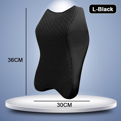 Automobilio sėdynės galvos atramos pagalvėlė 3D atminties putplasčio pagalvė, galvos kaklo skausmą malšinanti kelioninė kaklo atrama, kvėpuojanti tinklinė medžiaga, atminties putplasčio pagalvėlė