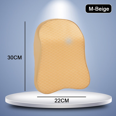 Automobilio sėdynės galvos atramos pagalvėlė 3D atminties putplasčio pagalvė, galvos kaklo skausmą malšinanti kelioninė kaklo atrama, kvėpuojanti tinklinė medžiaga, atminties putplasčio pagalvėlė