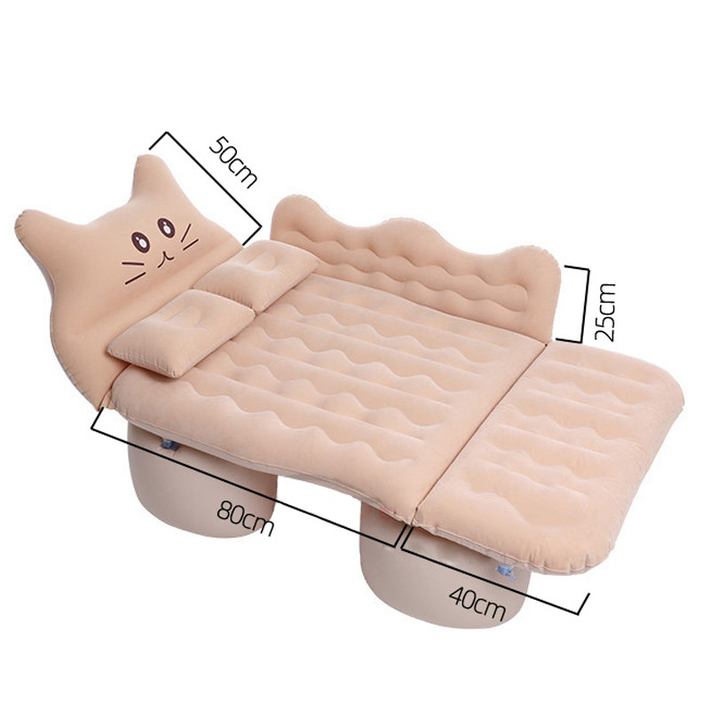 Automobilinis animacinis oro lova Automobilinis galinis išmetimo čiužinys lova vaikams miegoti Automobilio galinė sėdynė sulankstoma automobilinis kelioninis čiužinys