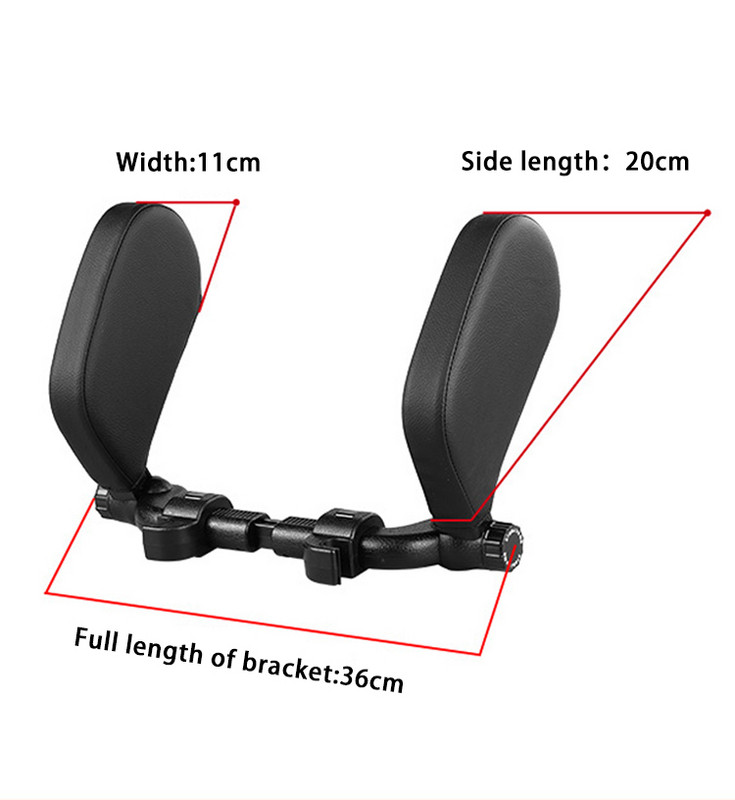 Възглавница за облегалка за глава за столче за кола Възглавница за опора на врата за кола за сън Странична опора за глава Високоеластична найлонова телескопична опора за деца