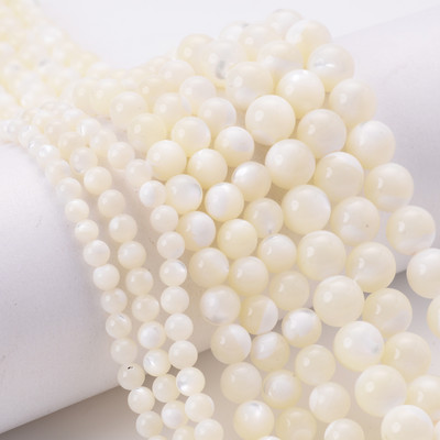 4 6 8 mm natūralūs karoliukai apvalūs perlų karoliukai spalvingi laisvi tarpiniai karoliukai papuošalams gaminti „pasidaryk pats“ apyrankių karolių priedai