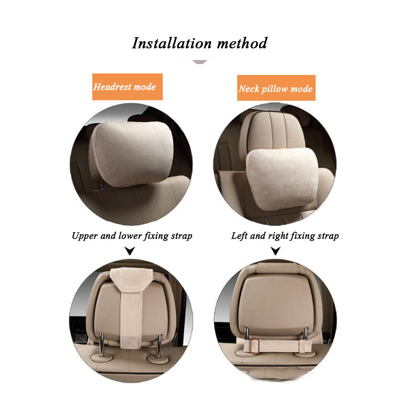 Maybach Design Clasa S Tetiera super moale pentru masina/Husa scaunului automat Perna pentru sprijinul capului pentru gat/Perna reglabila pentru masina pentru majoritatea modelelor