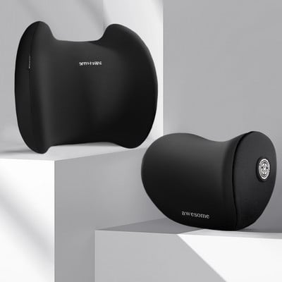 Възглавница за кола Възглавница за врата от мемори пяна Шийно-лумбална опора Облегалка за глава на кола Подложка за гърба Възглавница за офис Аксесоари за интериор на кола