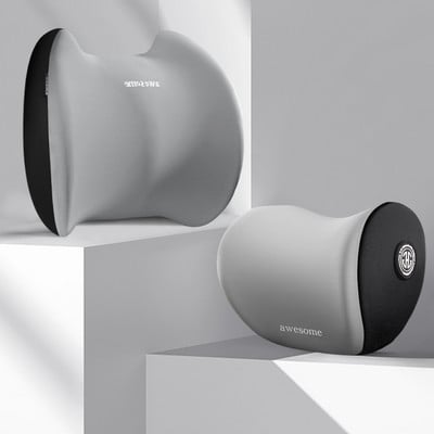 Възглавница за кола Възглавница за врата от мемори пяна Шийно-лумбална опора Облегалка за глава на кола Подложка за гърба Възглавница за офис Аксесоари за интериор на кола