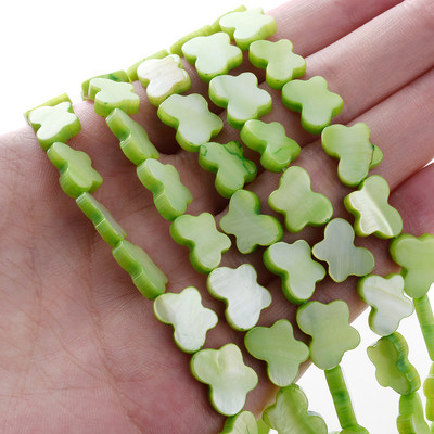 Raznobojne prirodne školjke Razmak perle Leptir privjesci Rasute perle za izradu nakita Nalazi DIY narukvica Ogrlica Dodaci