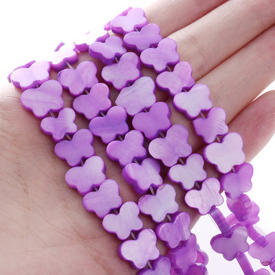 Raznobojne prirodne školjke Razmak perle Leptir privjesci Rasute perle za izradu nakita Nalazi DIY narukvica Ogrlica Dodaci