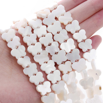 Raznobojne prirodne školjke Razmak perle Leptir privjesci Rasute perle za izradu nakita Nalazi DIY narukvica Ogrlica Dodaci