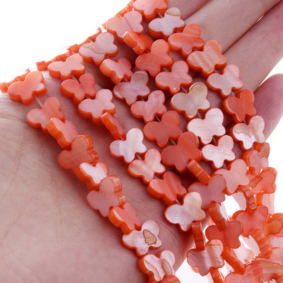 Raznobojne prirodne školjke Razmak perle Leptir privjesci Rasute perle za izradu nakita Nalazi DIY narukvica Ogrlica Dodaci