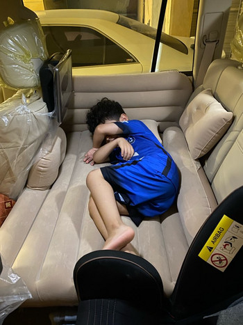 Φουσκωτό κρεβάτι αυτοκινήτου παιδί μωρό αυτοκίνητο φουσκωτό κρεβάτι ταξιδιωτικό κρεβάτι αυτοκίνητο SUV στρώμα πίσω σειράς υπνοδωματίου CD50 Q04