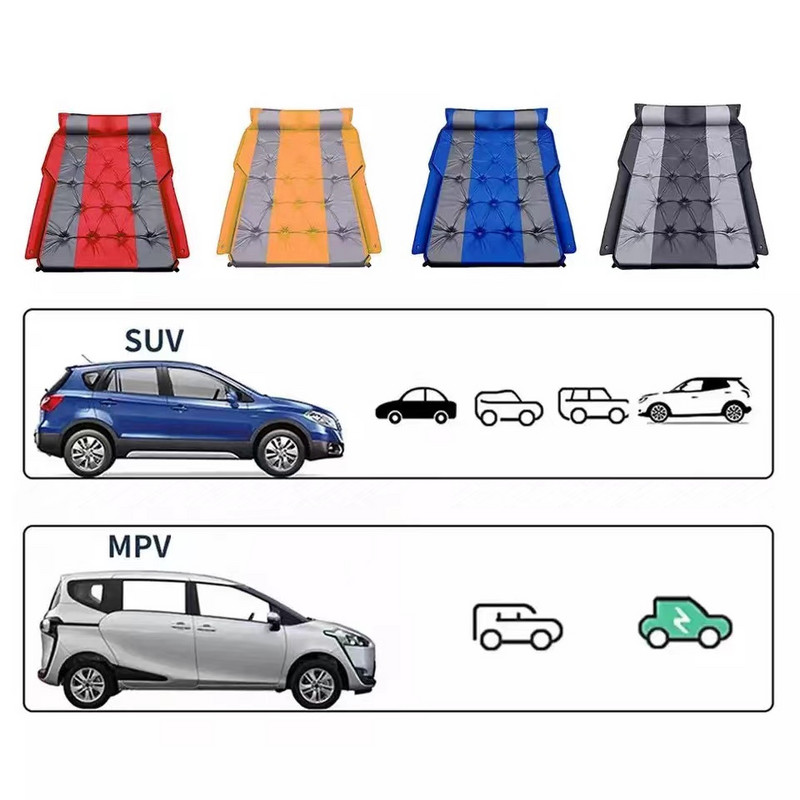 Saltea pneumatică gonflabilă automată multifuncțională automată SUV Saltea specială cu aer pentru pat auto Saltea pentru dormit pentru adulți Pat pentru călătorie auto