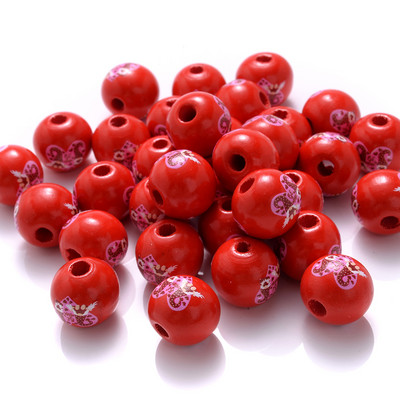 10/20/50 kom 15 mm prirodne drvene perle, okrugle božićne perle za razmaknice za „uradi sam“ dekoraciju, zabave, festivale, pribor, pribor