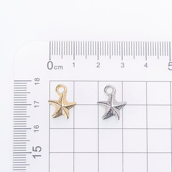 50/100/150 τμχ Ακρυλικά γούρια CCB Starfish Spacer Beads μενταγιόν για κοσμήματα κατασκευής Diy βραχιόλι αξεσουάρ κολιέ