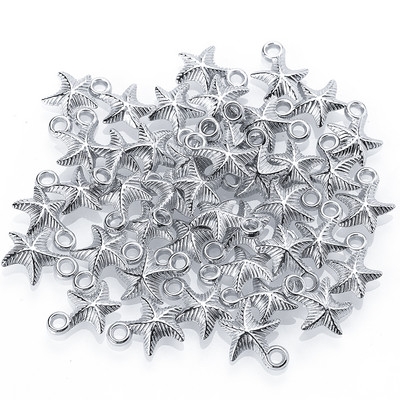 50/100/150 kom Akrilne privjeske CCB Morska zvijezda Spacer Beads Privjesak za izradu nakita Diy Narukvica Ogrlica Dodaci