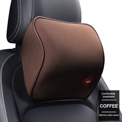 Automobilio nugaros atrama Auto kaklo pagalvės atrama Universali minkšta kaklo pagalvės pagalvėlė automobilio atminties putų apsauga juosmens pagalvė juosmens atrama