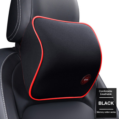 Automobilio nugaros atrama Auto kaklo pagalvės atrama Universali minkšta kaklo pagalvės pagalvėlė automobilio atminties putų apsauga juosmens pagalvė juosmens atrama