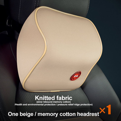 Automobilio nugaros atrama Auto kaklo pagalvės atrama Universali minkšta kaklo pagalvės pagalvėlė automobilio atminties putų apsauga juosmens pagalvė juosmens atrama