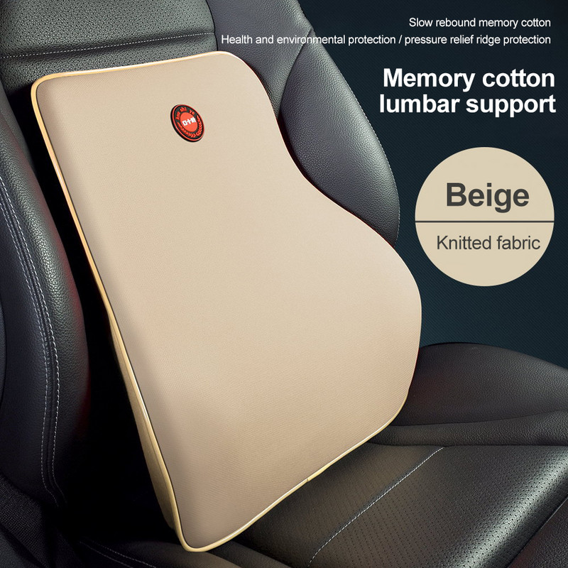 Automobilio nugaros atrama Auto kaklo pagalvės atrama Universali minkšta kaklo pagalvės pagalvėlė automobilio atminties putų apsauga juosmens pagalvė juosmens atrama