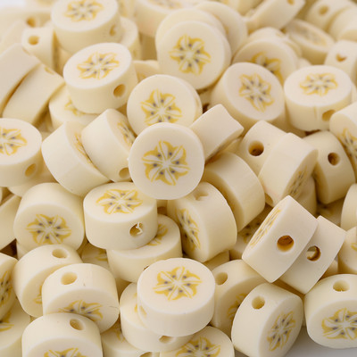 30/50/100 vnt 10 mm mišrūs vaisių karoliukai polimeriniai molio karoliukai palaidi karoliukai papuošalams gaminti „pasidaryk pats“ apyrankių karolių priedai