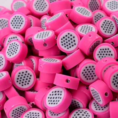 30/50/100 vnt 10 mm mišrūs vaisių karoliukai polimeriniai molio karoliukai palaidi karoliukai papuošalams gaminti „pasidaryk pats“ apyrankių karolių priedai