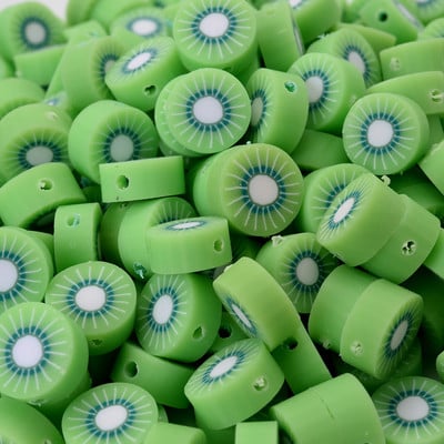 30/50/100 vnt 10 mm mišrūs vaisių karoliukai polimeriniai molio karoliukai palaidi karoliukai papuošalams gaminti „pasidaryk pats“ apyrankių karolių priedai