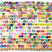 30/50/100kom Perle od polimerske gline Narezano voće Životinjski smajlići Perle razmaknice Perle za izradu nakita Diy narukvica Ogrlica