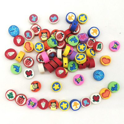 30/50/100kom Perle od polimerske gline Narezano voće Životinjski smajlići Perle razmaknice Perle za izradu nakita Diy narukvica Ogrlica