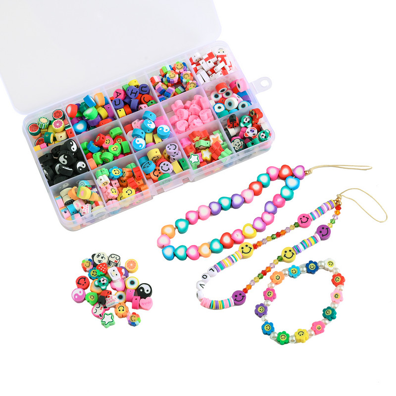 30/50/100kom Perle od polimerske gline Narezano voće Životinjski smajlići Perle razmaknice Perle za izradu nakita Diy narukvica Ogrlica