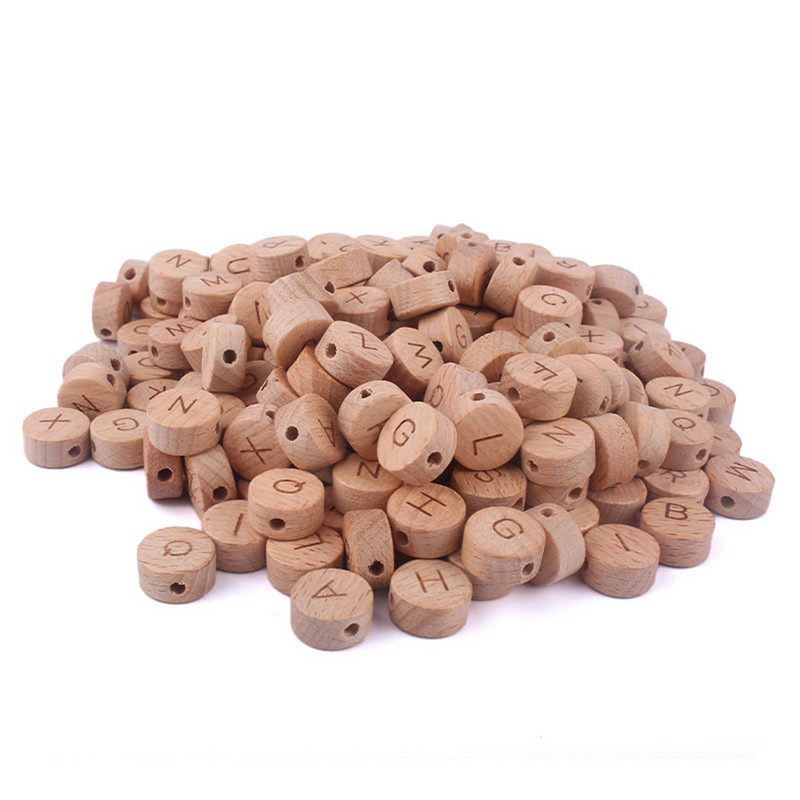 10 db természetes betűs fagyöngy 10 mm