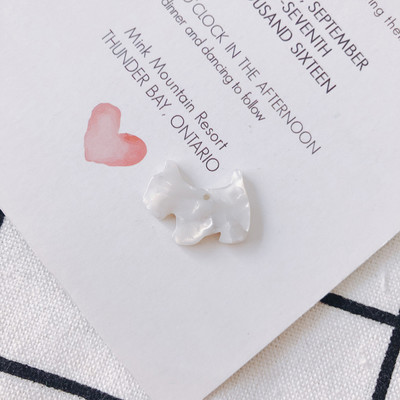 DIY nakit 5kom Psić Akril Ručno izrađen nakit Izrada Naušnice Šarm Privjesak Za Ogrlicu Narukvica Veleprodaja 20x16.5mm