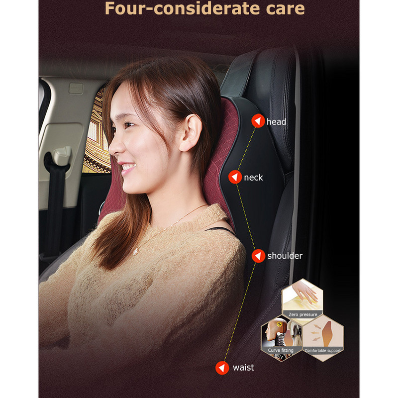 Automobilski jastuk za vrat Podesivi naslon za glavu 3D memorijska pjena Automatski naslon za glavu Putni jastuk Držač za potporu za vrat Navlake za sjedala Dizajn automobila