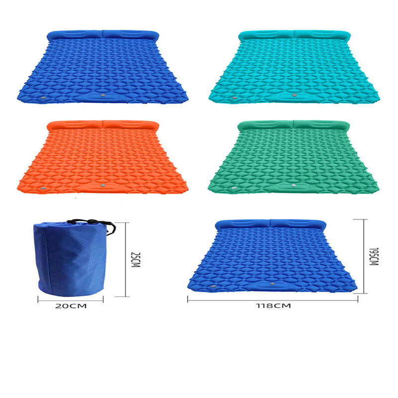 Proizvođači zaliha jastuka za napuhavanje za vanjsko kampiranje, prekograničnih jednostrukih i dvostrukih madraca za spavanje na napuhavanje, moistur