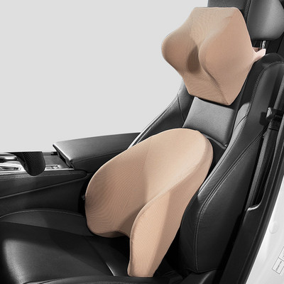 Autós derékpárna fejtámla nyakpárnatámasz Univerzális puha nyakpárnák párna autós memóriahab deréktámasz háttámla