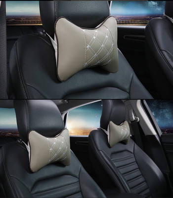 Προσκέφαλο καθίσματος αυτοκινήτου Four Seasons Universal Premium Δερμάτινο Μαξιλάρι Danny Γεμισμένο Space Βαμβακερό Αυτόματο Μαξιλάρι Προστασίας Λαιμού