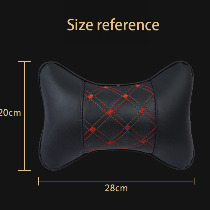 Naslon za glavu autosjedalice Four Seasons Univerzalni premium Danny kožni jastuk ispunjen prostorom Jastuk za vrat s auto zaštitom