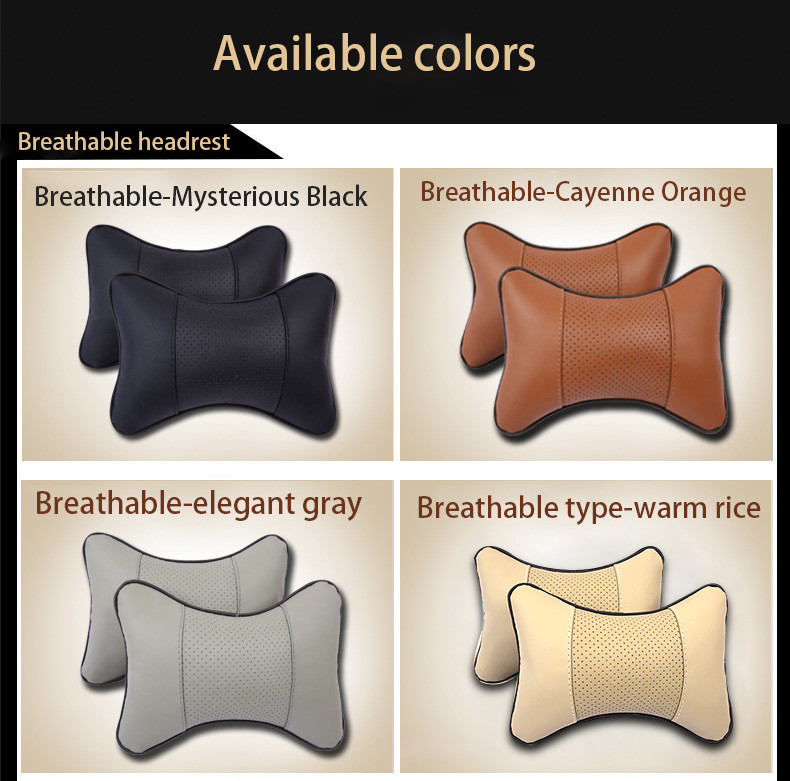 Naslon za glavu autosjedalice Four Seasons Univerzalni premium Danny kožni jastuk ispunjen prostorom Jastuk za vrat s auto zaštitom