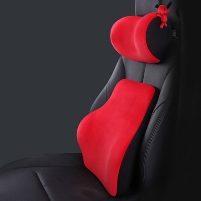 Autosjedalica Naslon za glavu Jastuk za vrat Sjedalo Naslon Zaštita Lumbalni jastuk Zaštitni jastuk od memorijske pjene za univerzalni pribor za potporu glave automobila