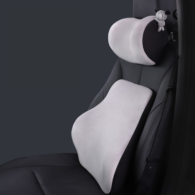 Autosjedalica Naslon za glavu Jastuk za vrat Sjedalo Naslon Zaštita Lumbalni jastuk Zaštitni jastuk od memorijske pjene za univerzalni pribor za potporu glave automobila