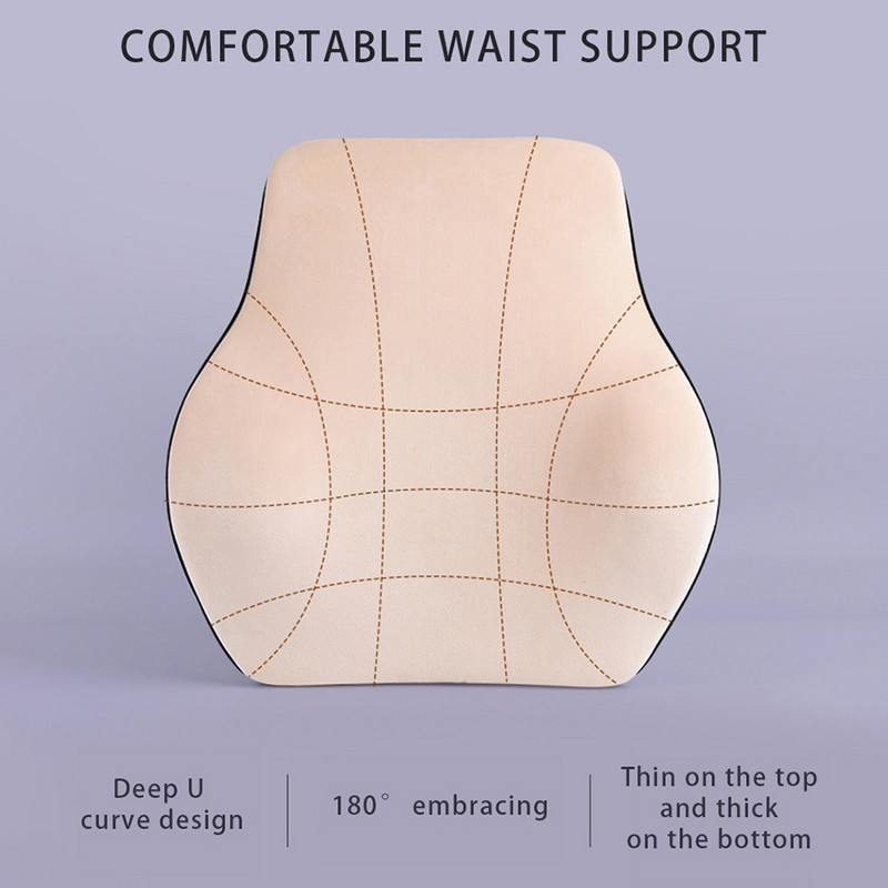 Autosjedalica Naslon za glavu Jastuk za vrat Sjedalo Naslon Zaštita Lumbalni jastuk Zaštitni jastuk od memorijske pjene za univerzalni pribor za potporu glave automobila