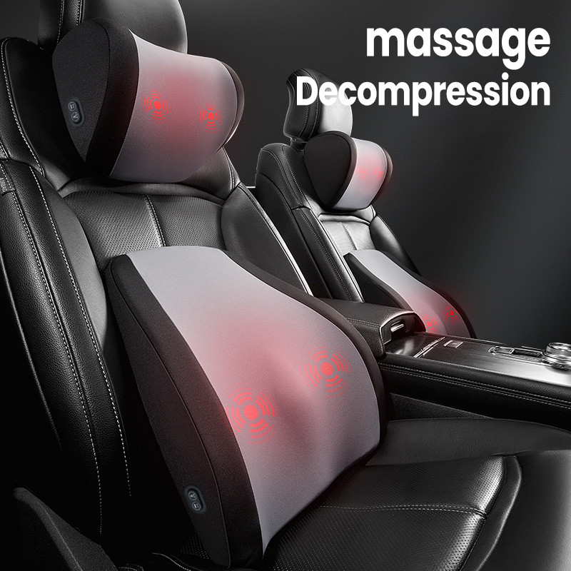 Jastuk za grijanje automobila Masažni jastuk od memorijske pjene Jastuk za naslon za glavu automobila Jastuk za masažu vrata Jastuk za ramena Automatski naslon za vrat Lumbalni jastuci
