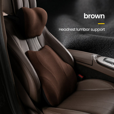 Naslon za glavu automobila od memorijske pjene Potpora za vrat Opuštanje lumbalne kralježnice Dodaci za auto sjedala Jastuci za automobil Jastuk za leđa