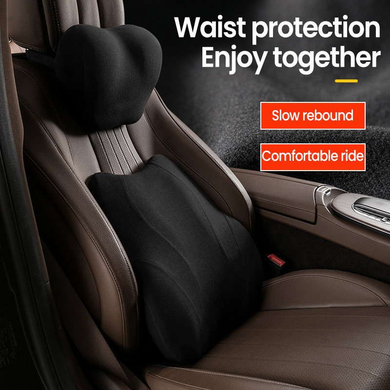 Naslon za glavu automobila od memorijske pjene Potpora za vrat Opuštanje lumbalne kralježnice Dodaci za auto sjedala Jastuci za automobil Jastuk za leđa