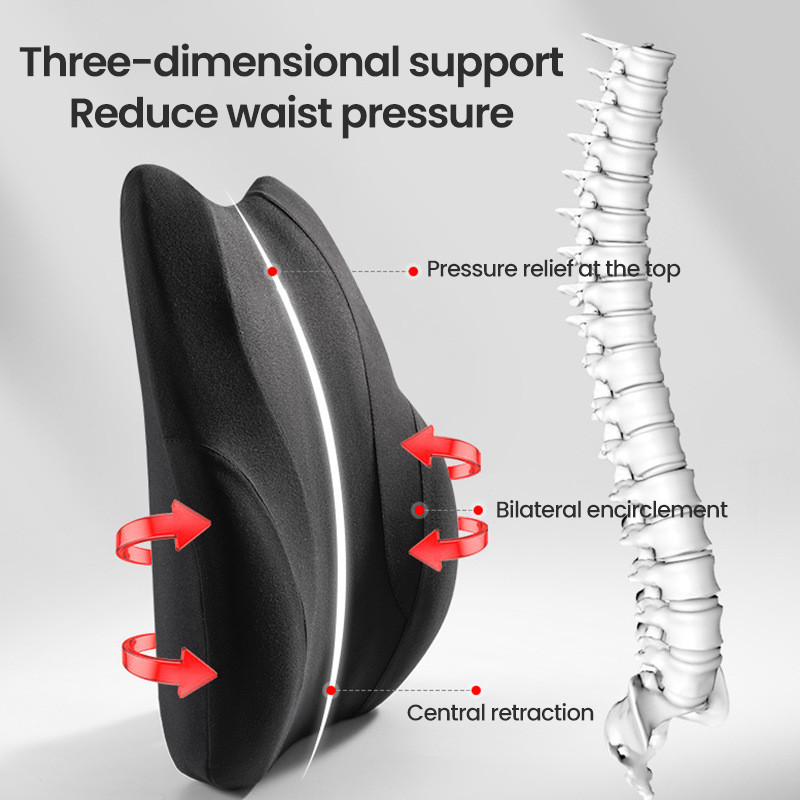 Naslon za glavu automobila od memorijske pjene Potpora za vrat Opuštanje lumbalne kralježnice Dodaci za auto sjedala Jastuci za automobil Jastuk za leđa